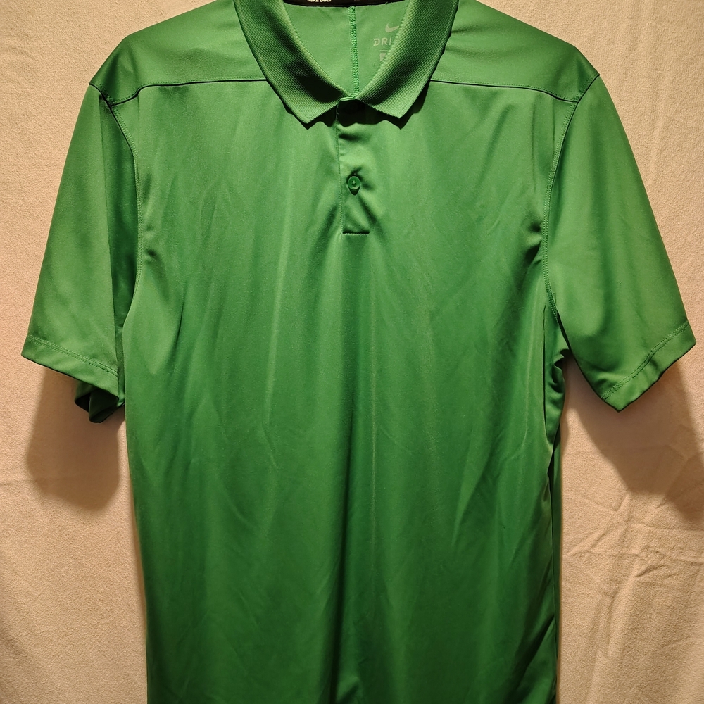 Nike Golf Dri-Fit Emerald Green Men's Polo Shirt Size Large